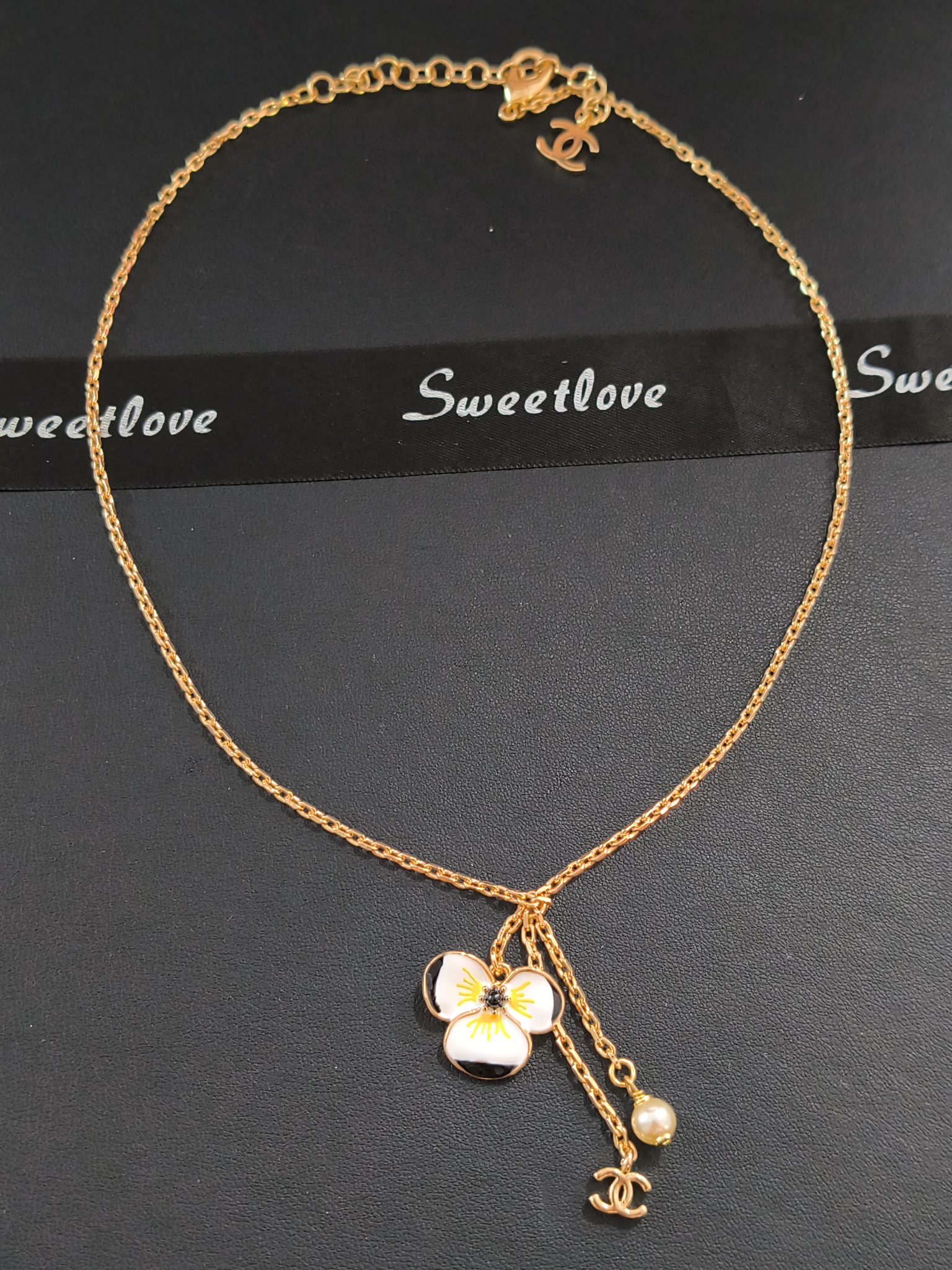 Ribbon Bow Necklace